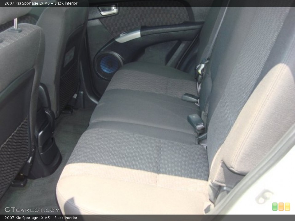 Black Interior Photo for the 2007 Kia Sportage LX V6 #51253487