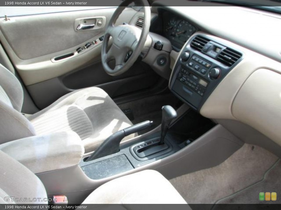 Ivory Interior Photo for the 1998 Honda Accord LX V6 Sedan #51253583