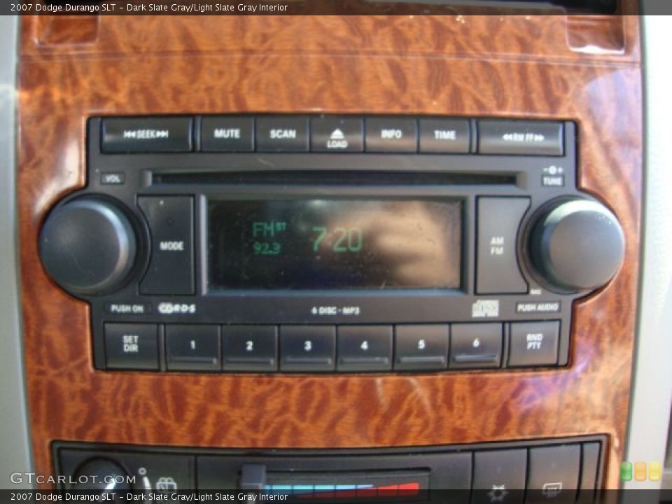 Dark Slate Gray/Light Slate Gray Interior Controls for the 2007 Dodge Durango SLT #51255143