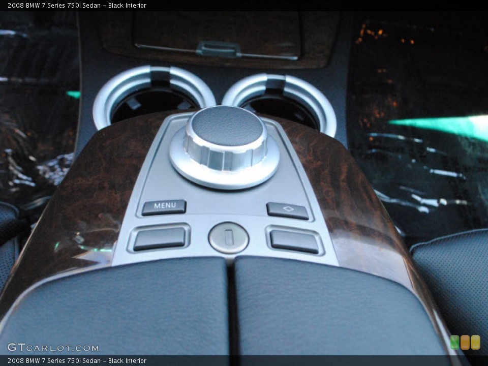 Black Interior Controls for the 2008 BMW 7 Series 750i Sedan #51255446