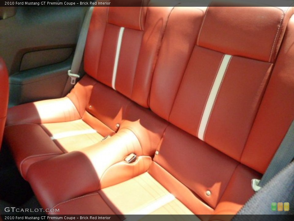 Brick Red Interior Photo for the 2010 Ford Mustang GT Premium Coupe #51255449