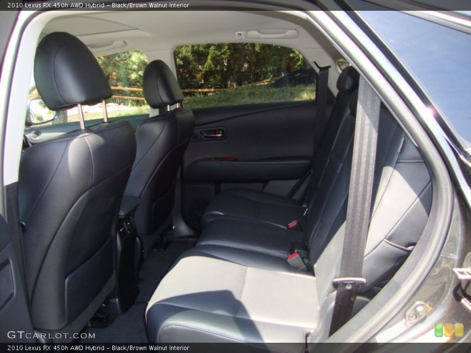 Black/Brown Walnut Interior Photo for the 2010 Lexus RX 450h AWD Hybrid #51259340