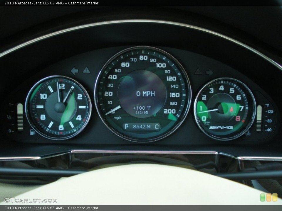 Cashmere Interior Gauges for the 2010 Mercedes-Benz CLS 63 AMG #51259799