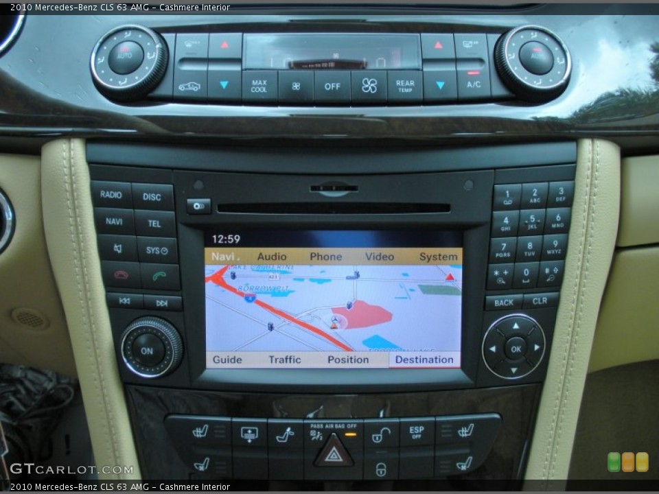 Cashmere Interior Controls for the 2010 Mercedes-Benz CLS 63 AMG #51259826