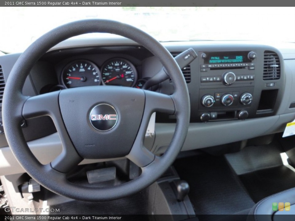 Dark Titanium Interior Dashboard for the 2011 GMC Sierra 1500 Regular Cab 4x4 #51260057