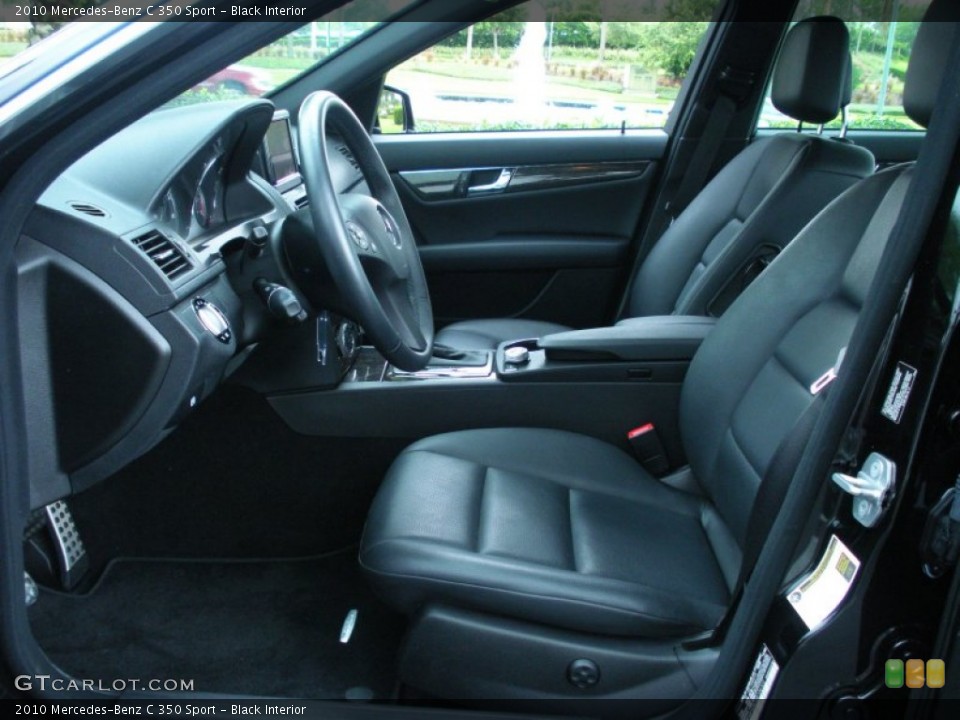 Black Interior Photo for the 2010 Mercedes-Benz C 350 Sport #51260063