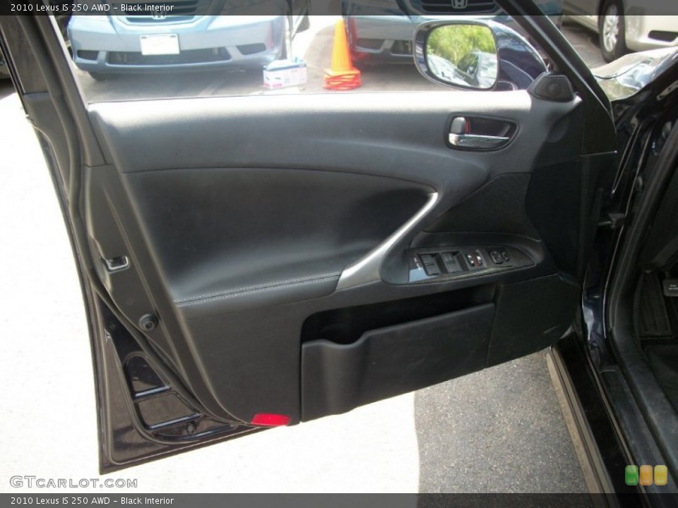 Black Interior Door Panel for the 2010 Lexus IS 250 AWD #51260354