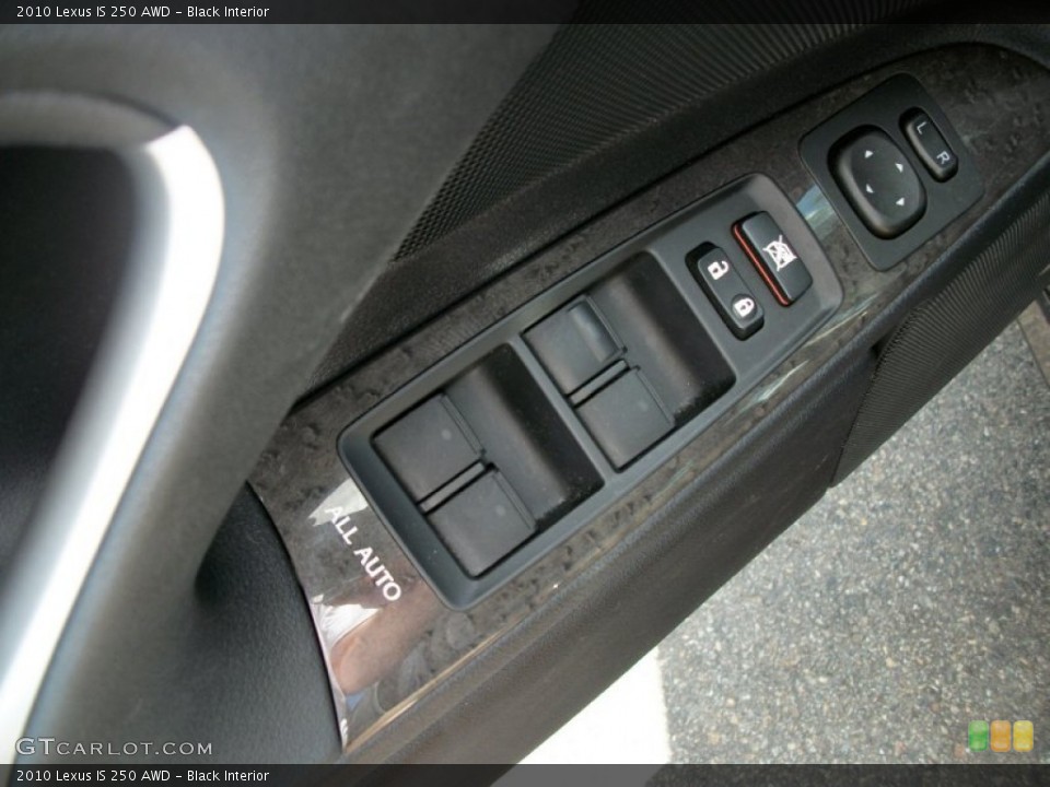 Black Interior Controls for the 2010 Lexus IS 250 AWD #51260369