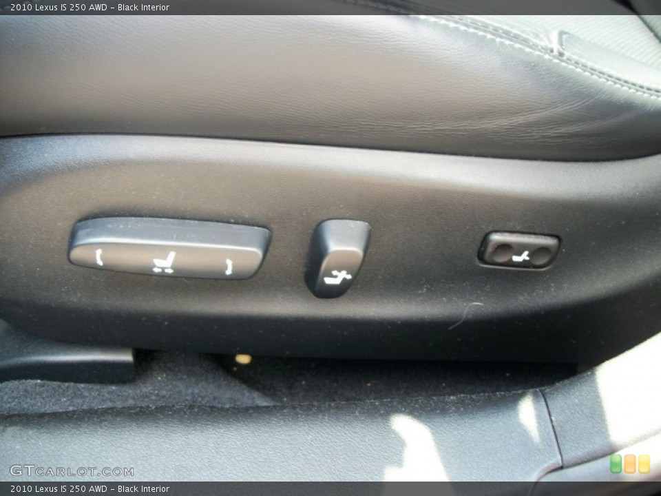 Black Interior Controls for the 2010 Lexus IS 250 AWD #51260384
