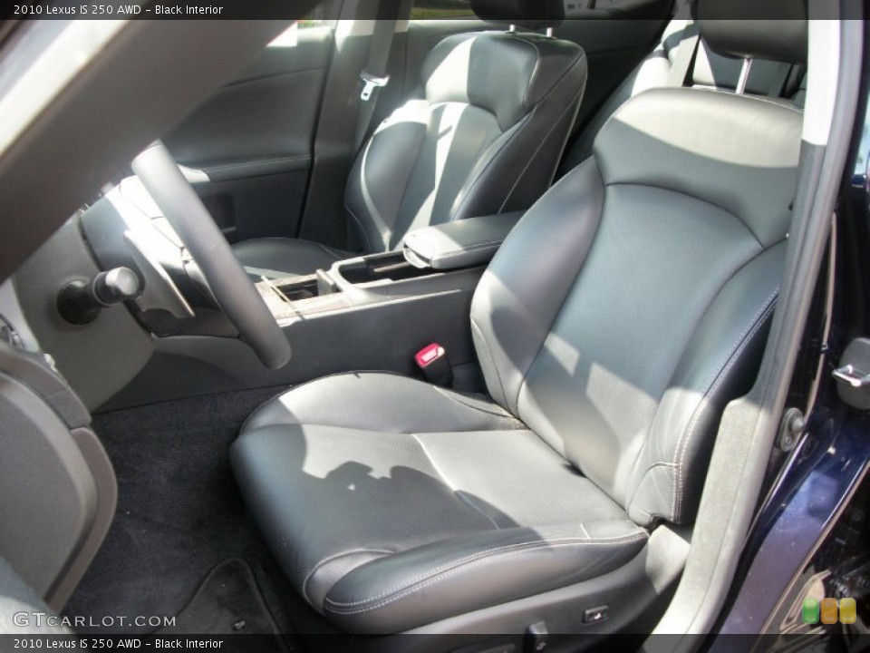 Black Interior Photo for the 2010 Lexus IS 250 AWD #51260432