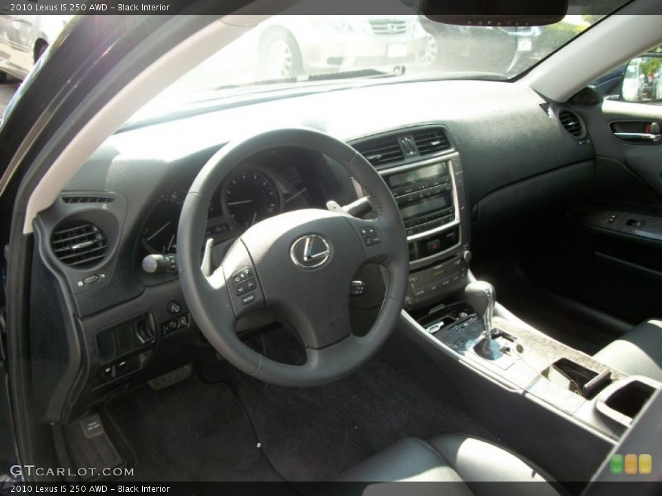 Black Interior Dashboard for the 2010 Lexus IS 250 AWD #51260498