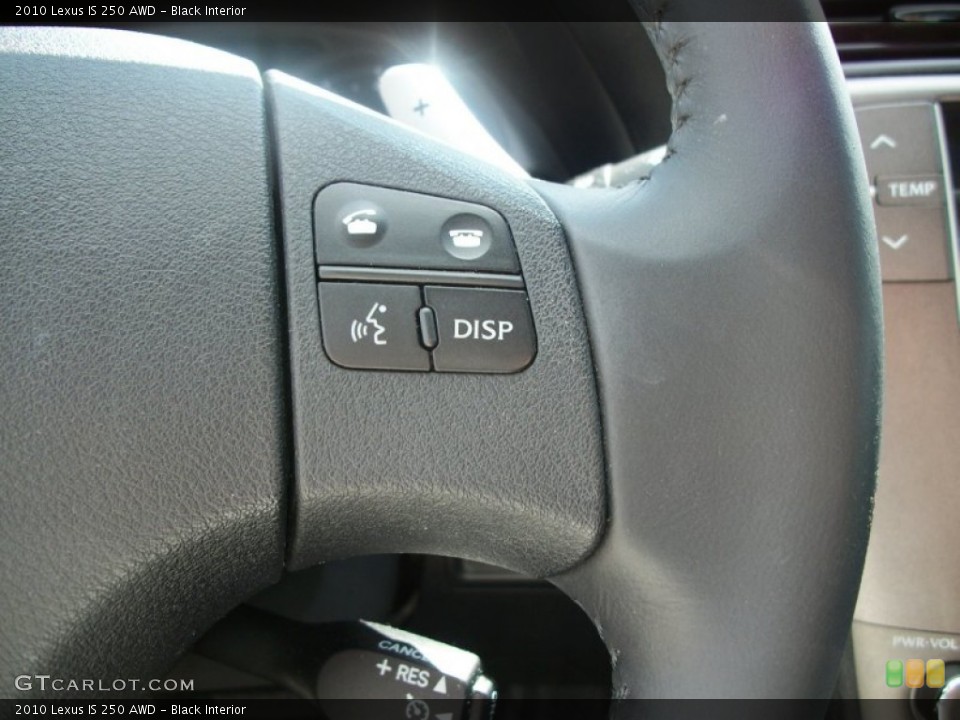 Black Interior Controls for the 2010 Lexus IS 250 AWD #51260510