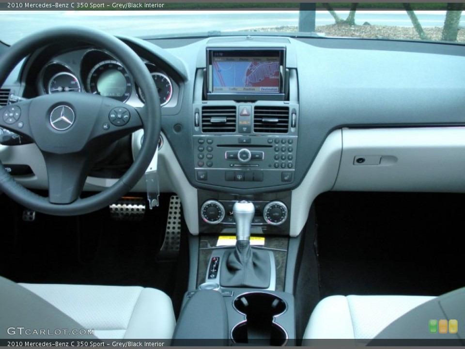 Grey/Black Interior Dashboard for the 2010 Mercedes-Benz C 350 Sport #51260570