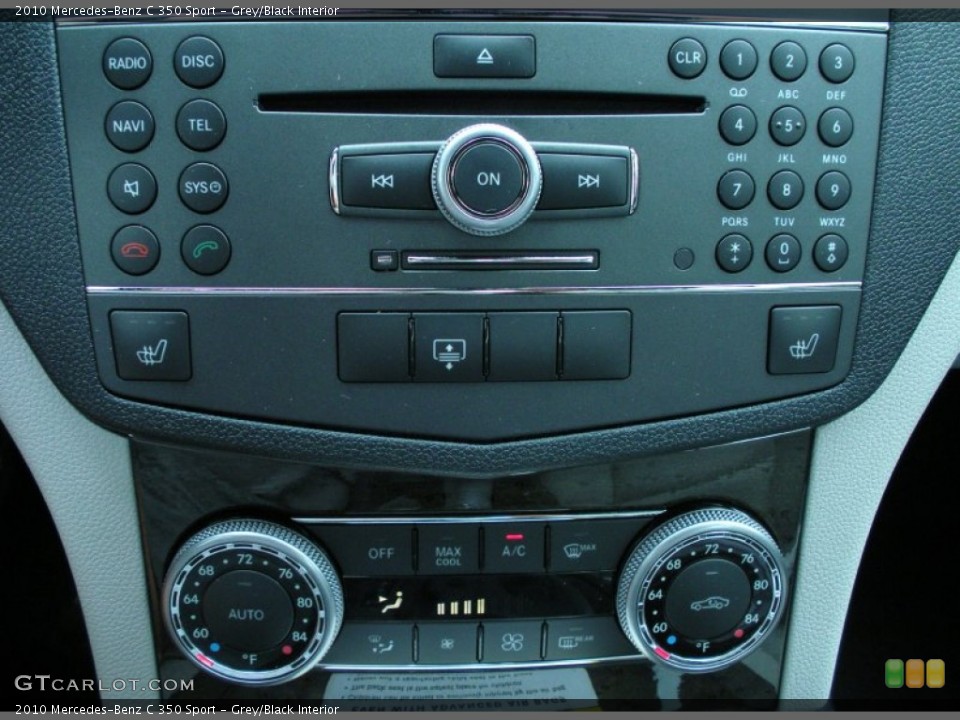 Grey/Black Interior Controls for the 2010 Mercedes-Benz C 350 Sport #51260645