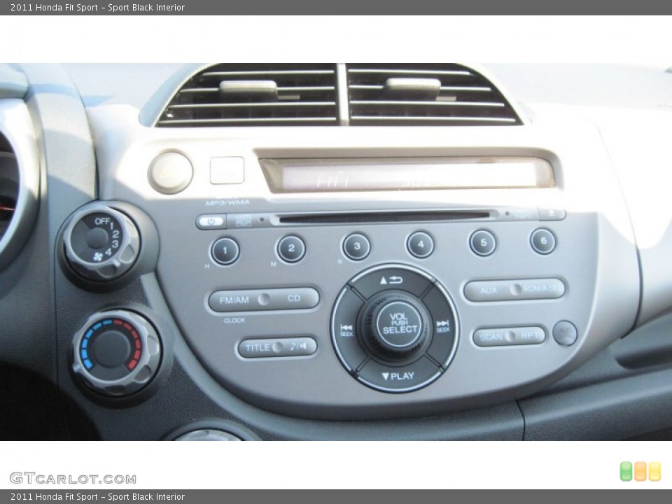 Sport Black Interior Controls for the 2011 Honda Fit Sport #51260834