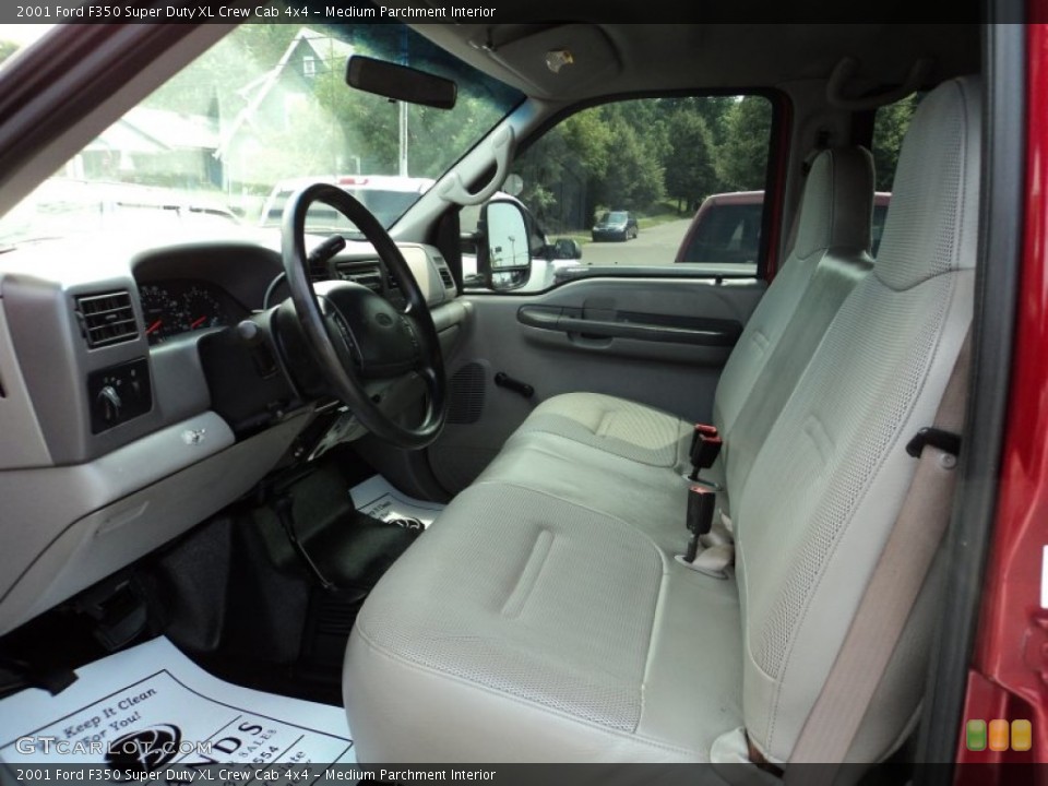 Medium Parchment Interior Photo for the 2001 Ford F350 Super Duty XL Crew Cab 4x4 #51261935