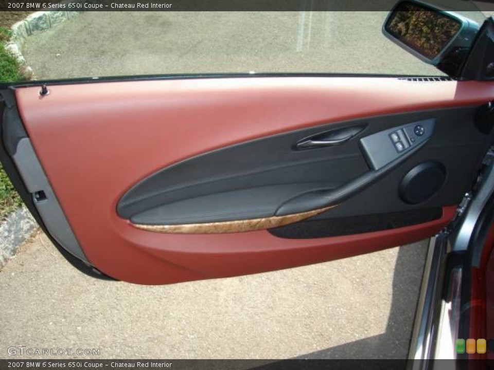 Chateau Red Interior Door Panel for the 2007 BMW 6 Series 650i Coupe #51264935