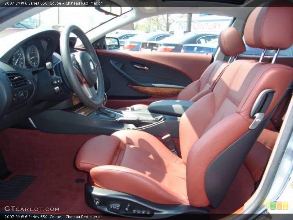 Chateau Red Interior Photo for the 2007 BMW 6 Series 650i Coupe #51264944