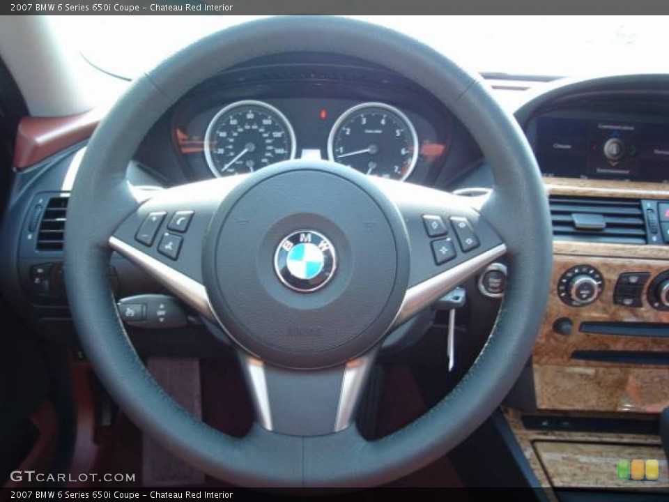 Chateau Red Interior Steering Wheel for the 2007 BMW 6 Series 650i Coupe #51264992