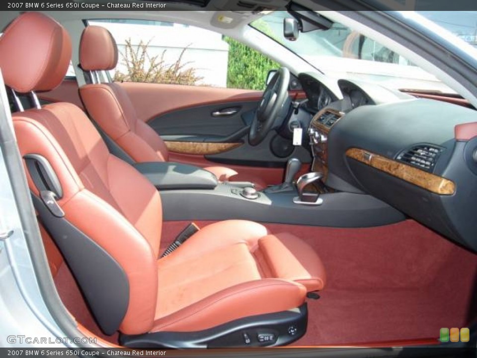 Chateau Red Interior Photo for the 2007 BMW 6 Series 650i Coupe #51265076