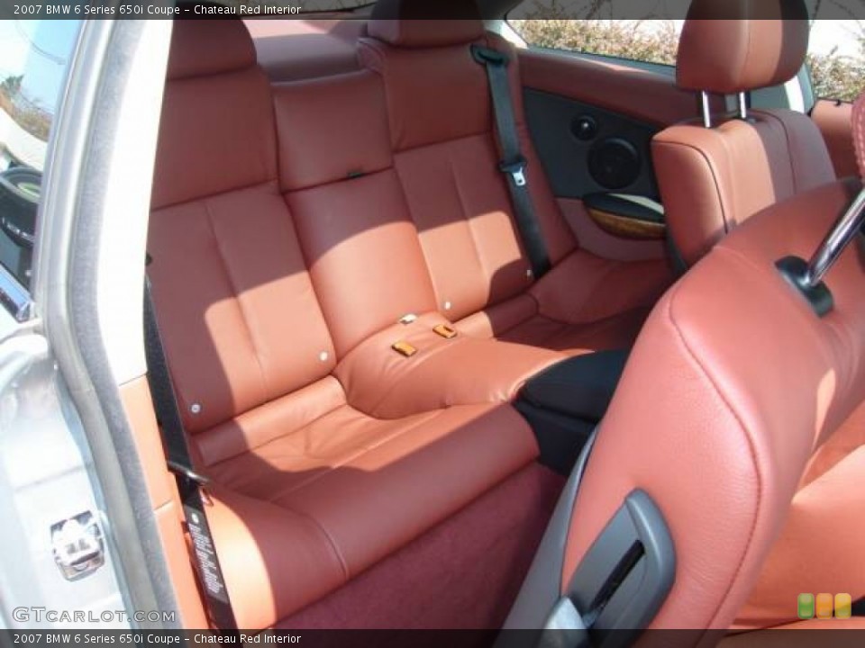 Chateau Red Interior Photo for the 2007 BMW 6 Series 650i Coupe #51265088
