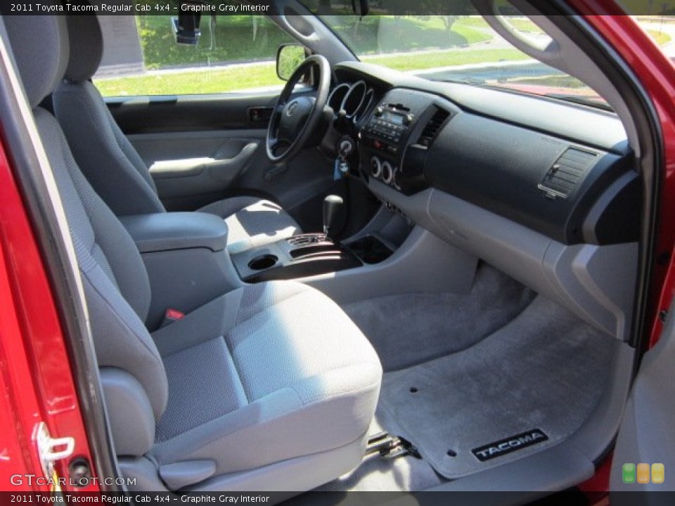 Graphite Gray Interior Photo for the 2011 Toyota Tacoma Regular Cab 4x4 #51265661