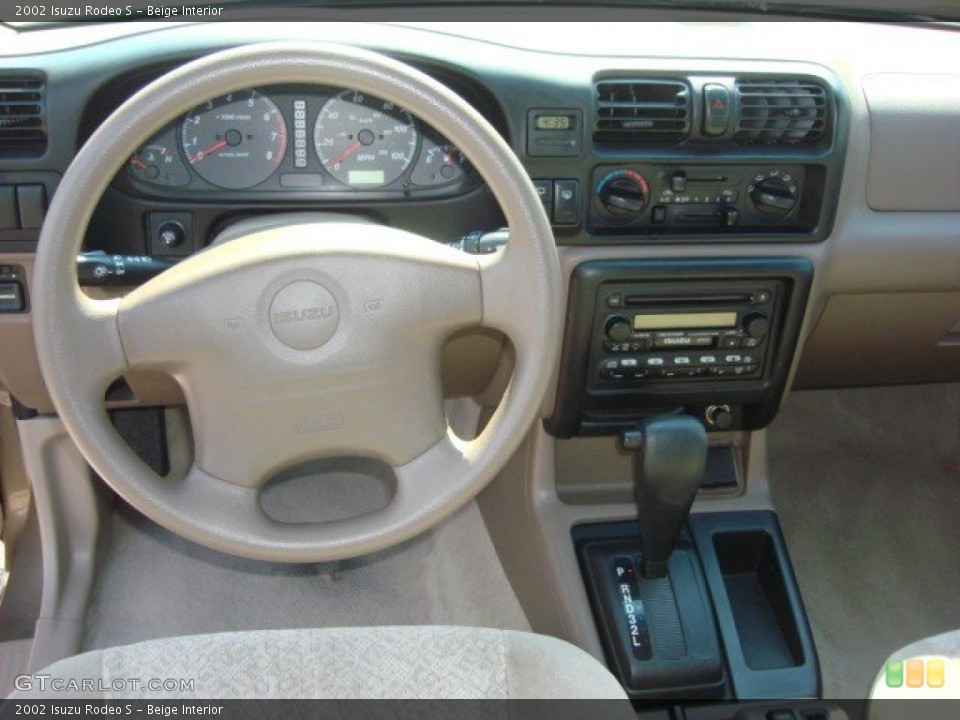 Beige Interior Dashboard for the 2002 Isuzu Rodeo S #51266221