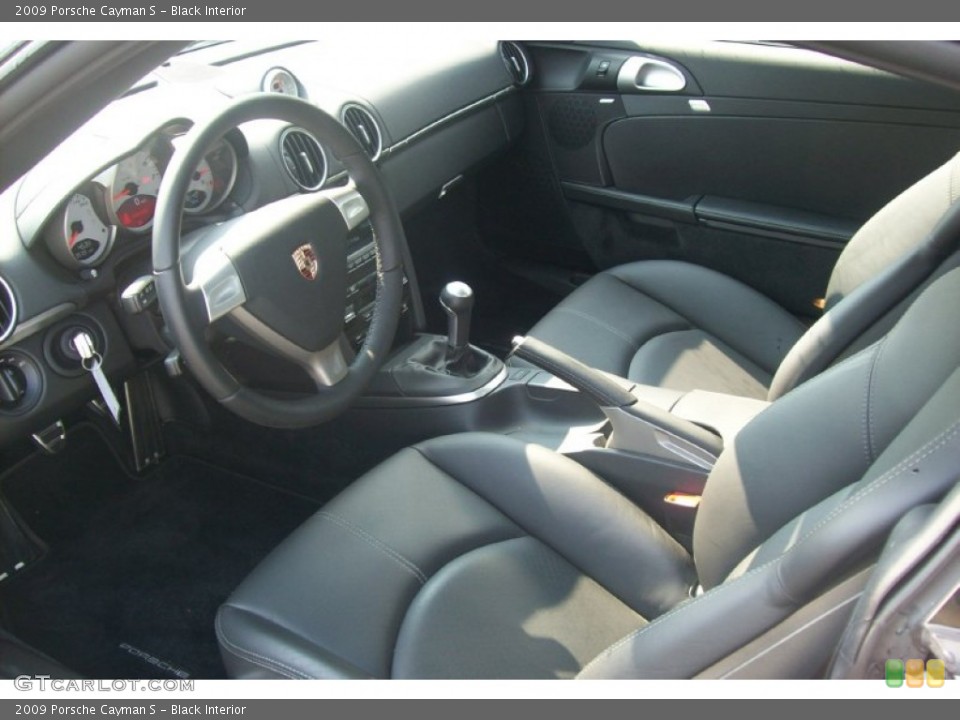 Black Interior Prime Interior for the 2009 Porsche Cayman S #51266444