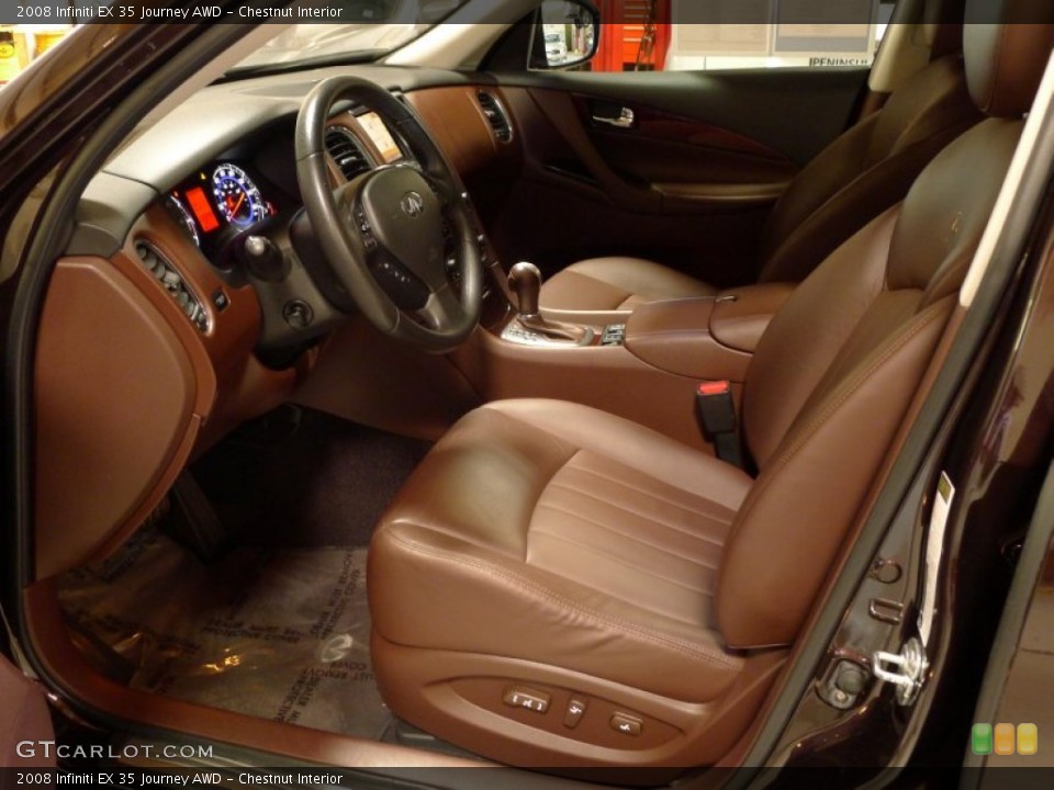 Chestnut Interior Photo for the 2008 Infiniti EX 35 Journey AWD #51268229