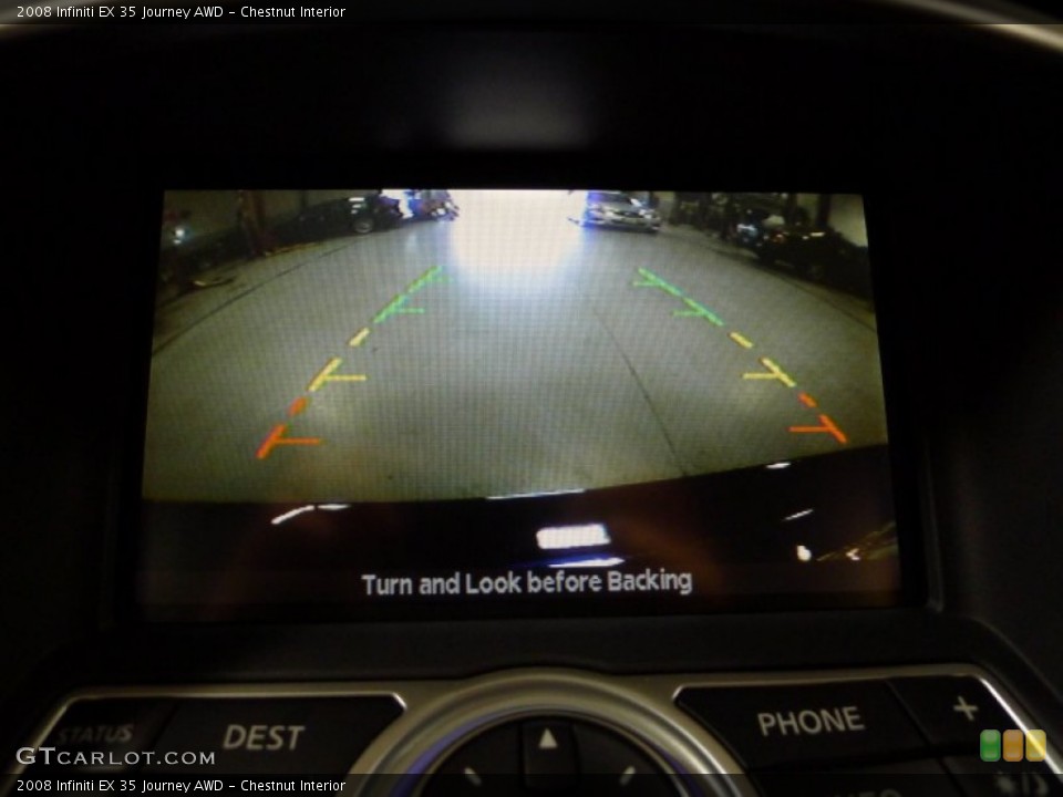 Chestnut Interior Navigation for the 2008 Infiniti EX 35 Journey AWD #51268412