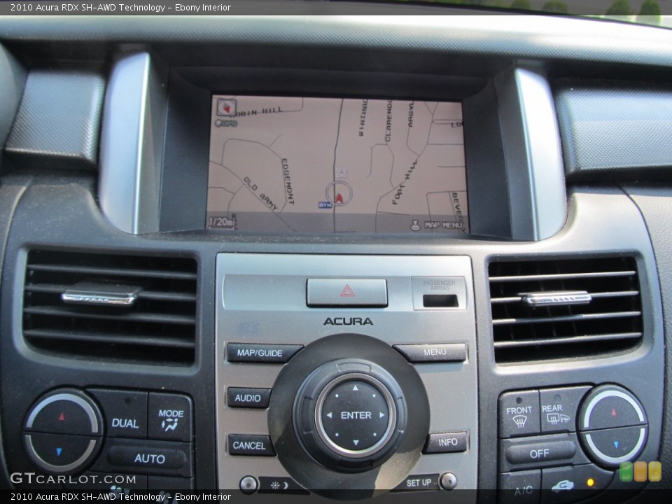 Ebony Interior Navigation for the 2010 Acura RDX SH-AWD Technology #51268424
