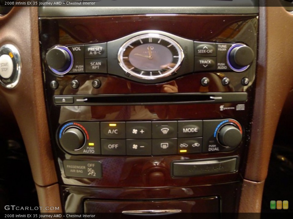 Chestnut Interior Controls for the 2008 Infiniti EX 35 Journey AWD #51268427
