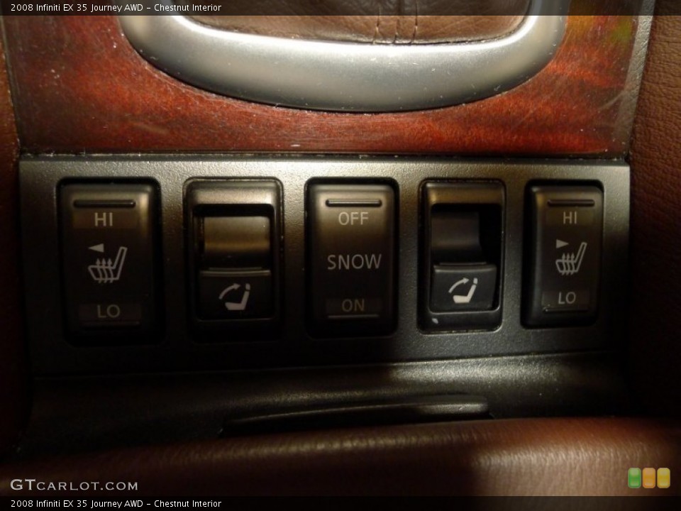 Chestnut Interior Controls for the 2008 Infiniti EX 35 Journey AWD #51268436