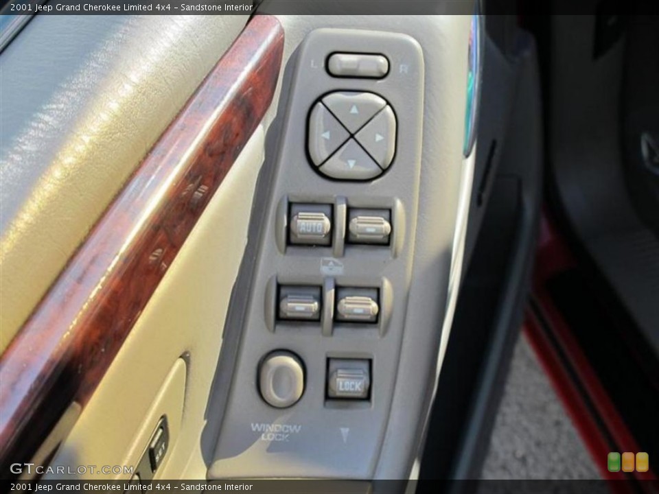 Sandstone Interior Controls for the 2001 Jeep Grand Cherokee Limited 4x4 #51269444
