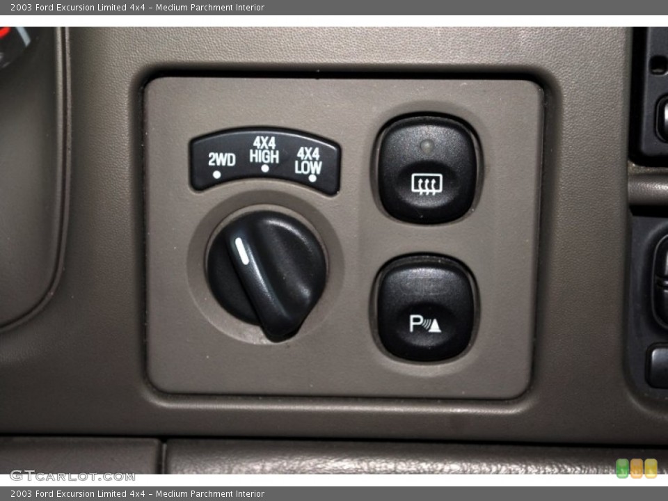 Medium Parchment Interior Controls for the 2003 Ford Excursion Limited 4x4 #51271733