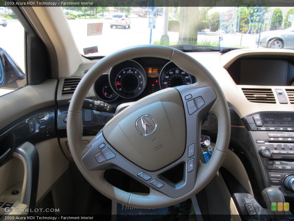 Parchment Interior Steering Wheel for the 2009 Acura MDX Technology #51271835