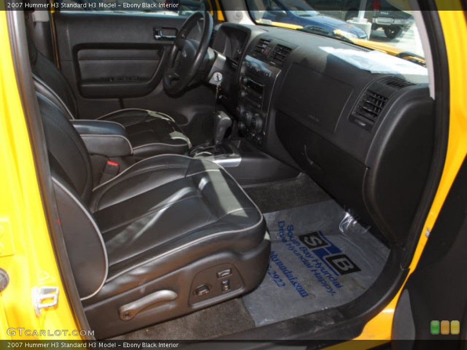 Ebony Black Interior Photo for the 2007 Hummer H3  #51272458