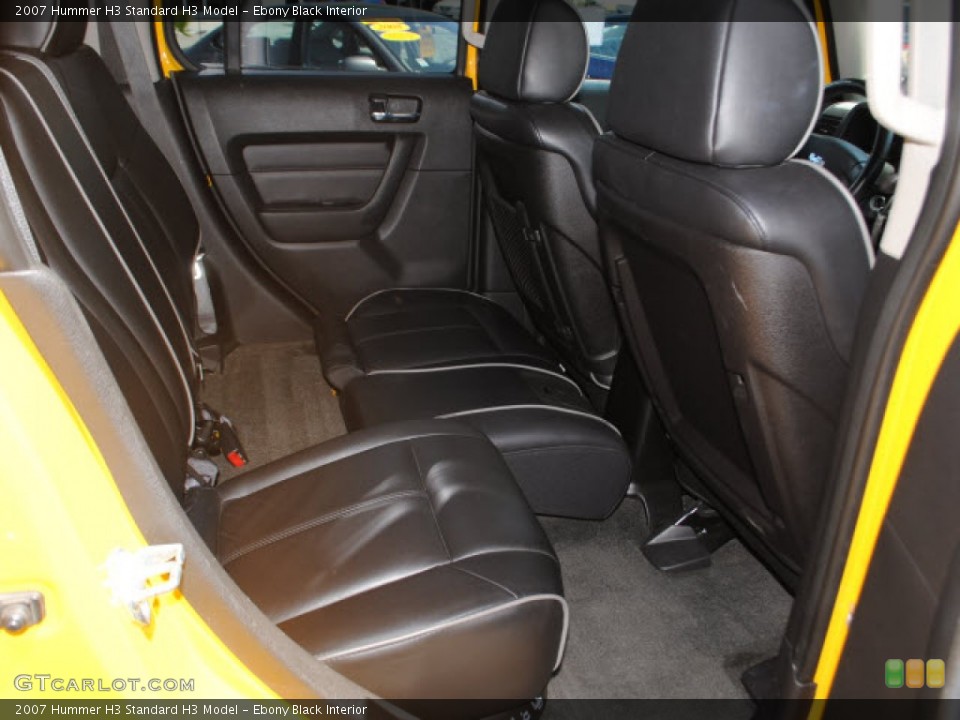 Ebony Black Interior Photo for the 2007 Hummer H3  #51272491