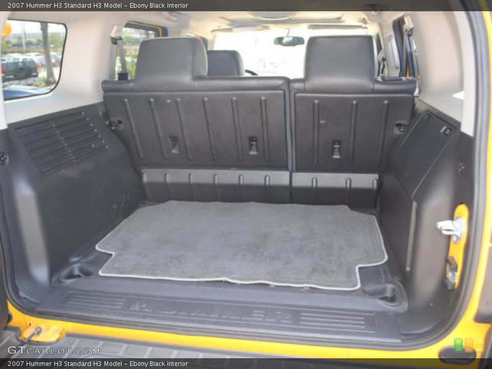 Ebony Black Interior Trunk for the 2007 Hummer H3  #51272566