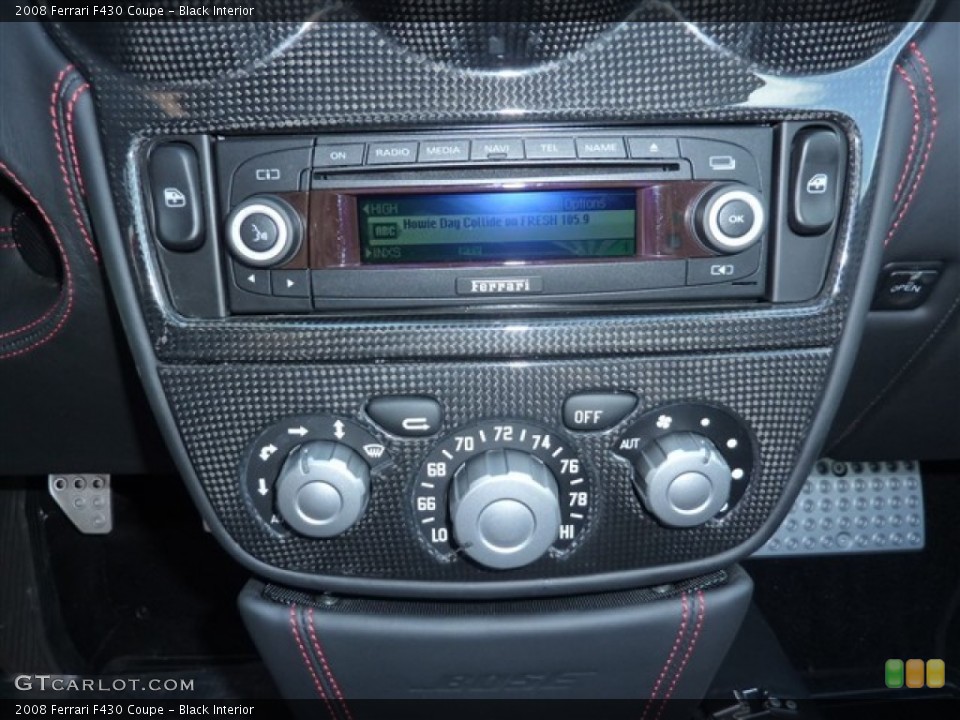 Black Interior Controls for the 2008 Ferrari F430 Coupe #51272740