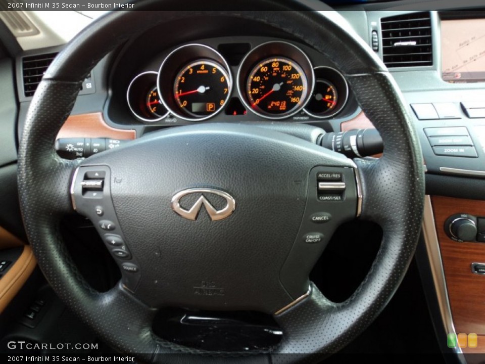 Bourbon Interior Steering Wheel for the 2007 Infiniti M 35 Sedan #51273241