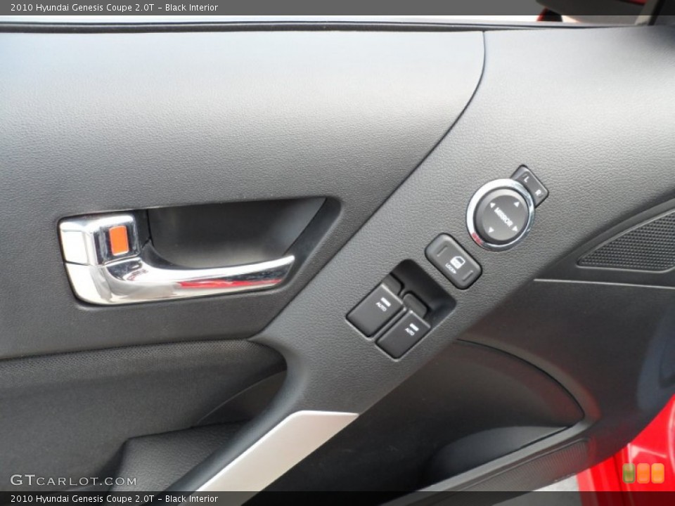 Black Interior Controls for the 2010 Hyundai Genesis Coupe 2.0T #51274177