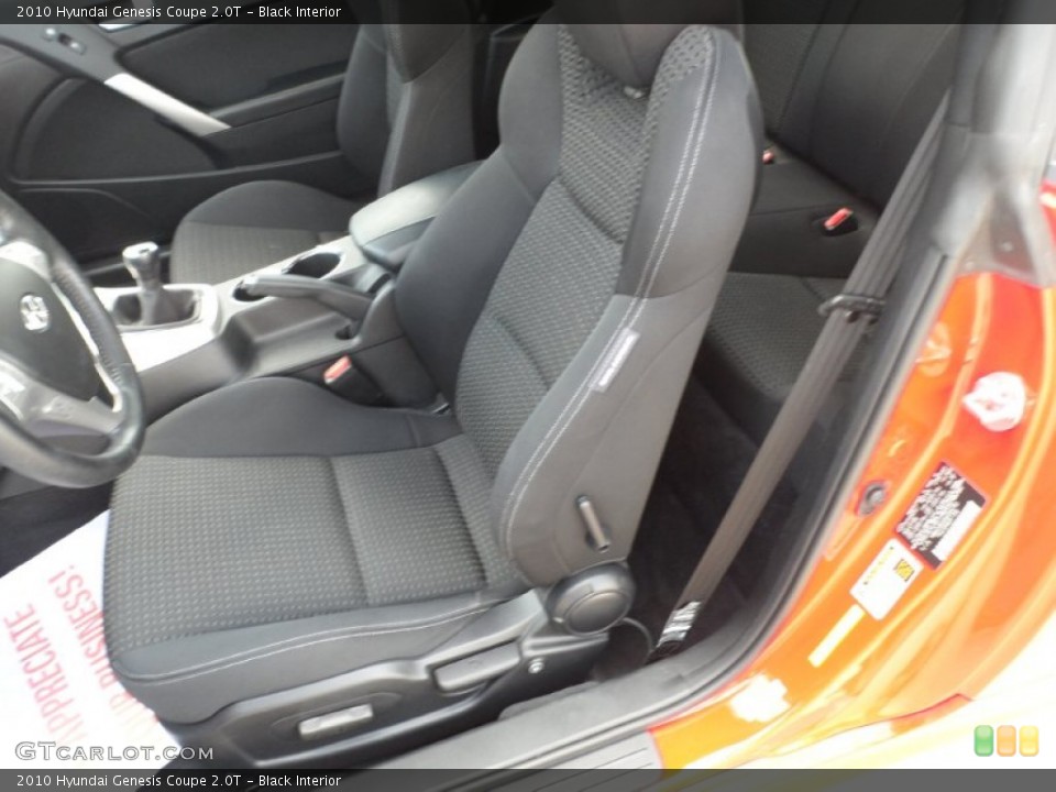 Black Interior Photo for the 2010 Hyundai Genesis Coupe 2.0T #51274180
