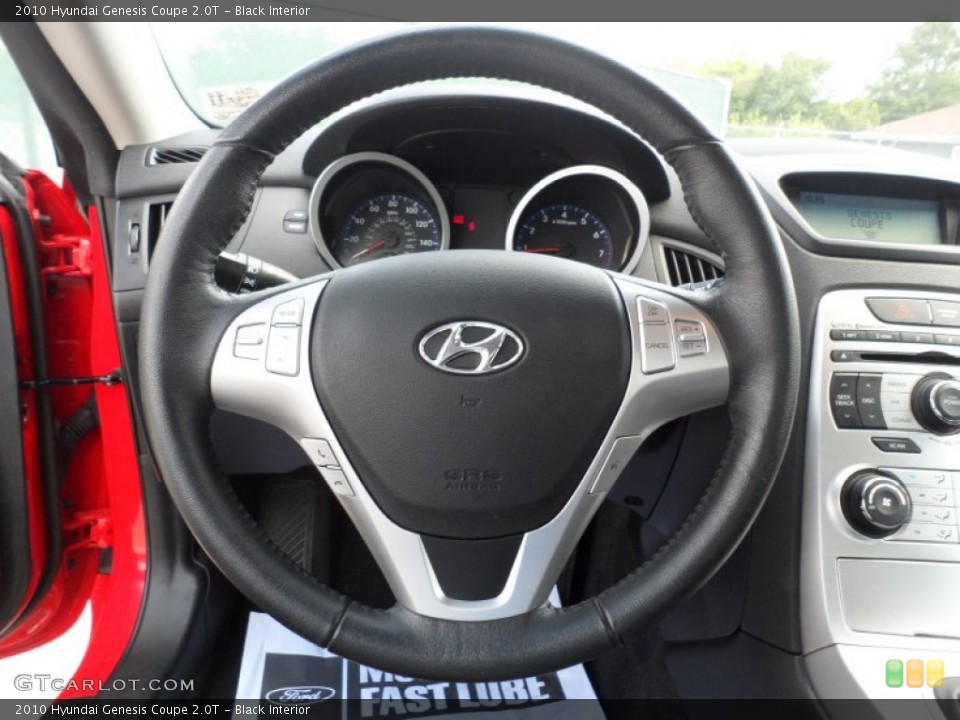 Black Interior Steering Wheel for the 2010 Hyundai Genesis Coupe 2.0T #51274228
