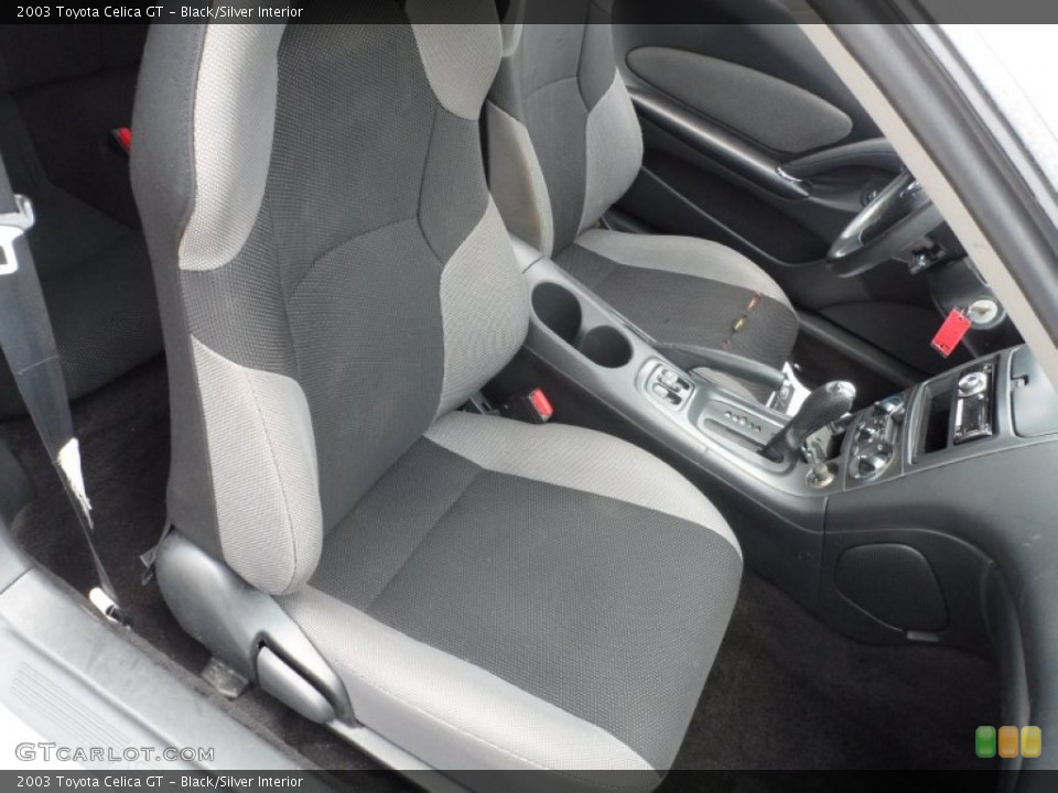 Black/Silver Interior Photo for the 2003 Toyota Celica GT #51274744