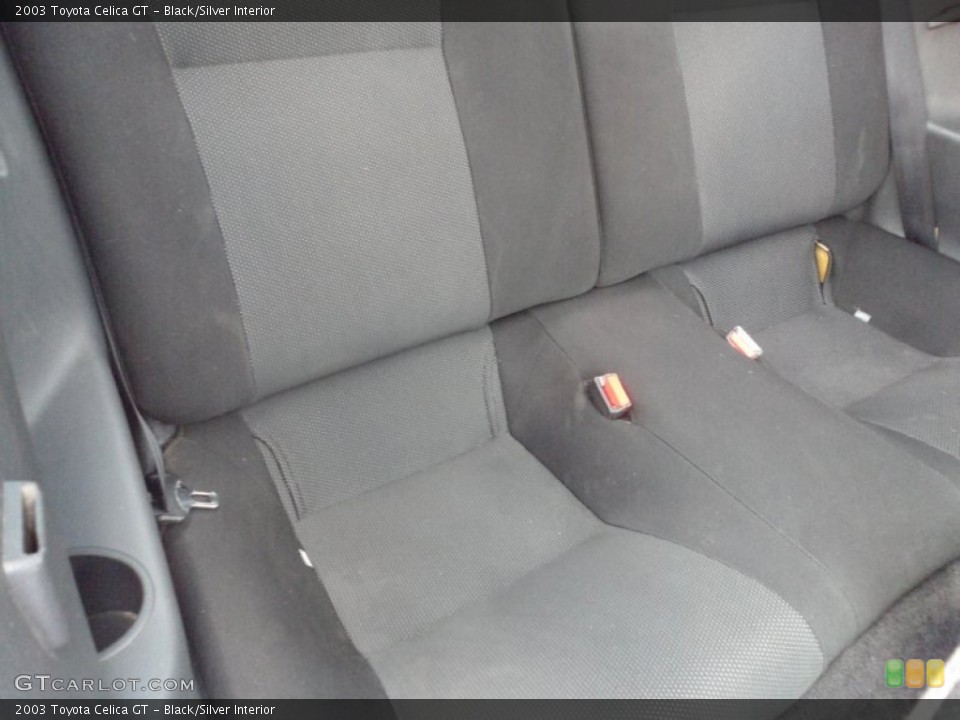 Black/Silver Interior Photo for the 2003 Toyota Celica GT #51274762