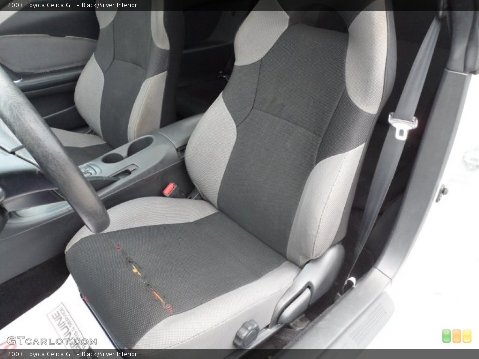 Black/Silver Interior Photo for the 2003 Toyota Celica GT #51274821