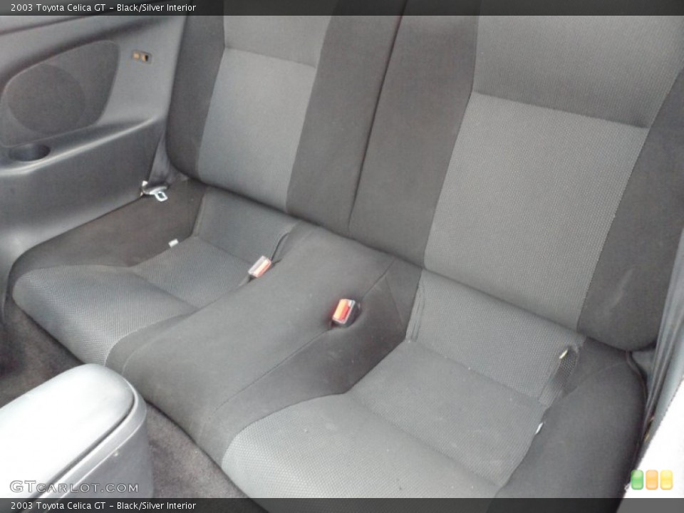 Black/Silver 2003 Toyota Celica Interiors