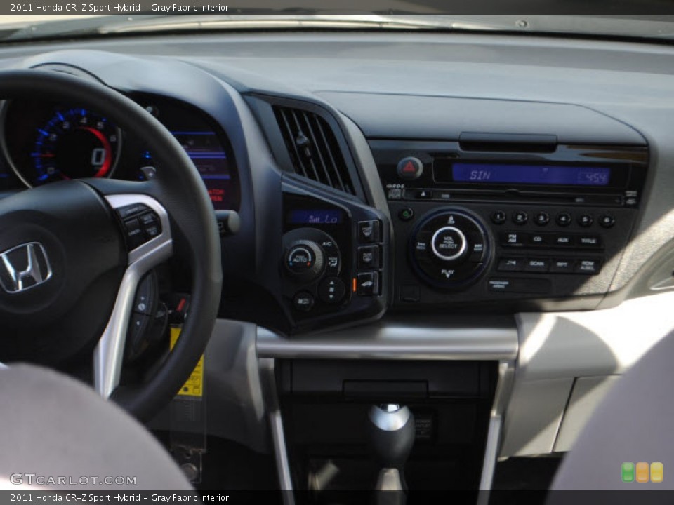 Gray Fabric Interior Controls for the 2011 Honda CR-Z Sport Hybrid #51275950
