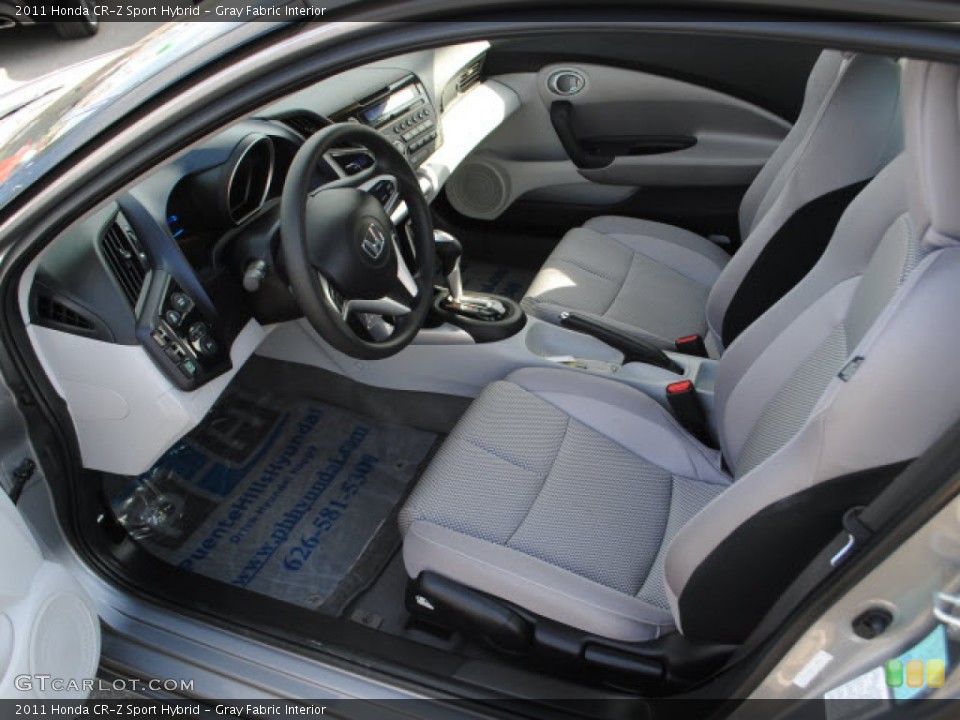Gray Fabric Interior Photo for the 2011 Honda CR-Z Sport Hybrid #51276043